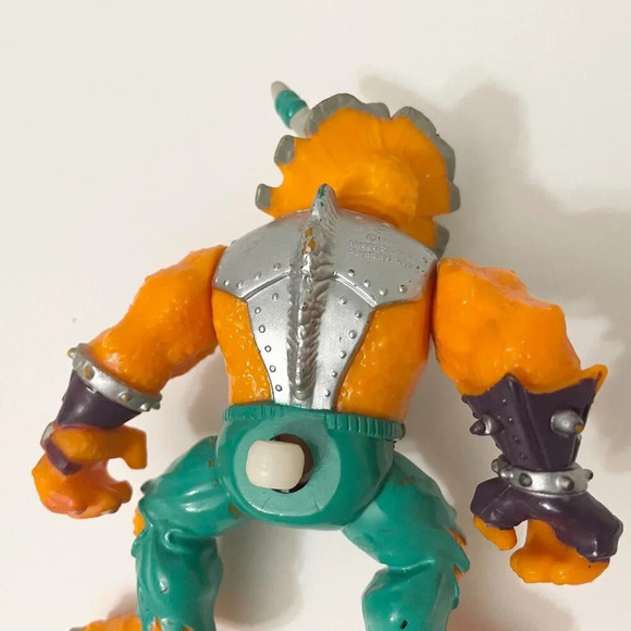 Vintage 1990 TMNT Triceraton Teenage Mutant Ninja  Turtles Figure Incomplete - Picture 15 of 16